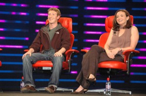 introverted and extroverted leaders Mark Zuckerberg and Sheryl Sandberg